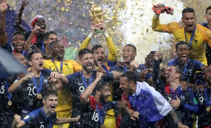   La France Championne du Monde de football 
