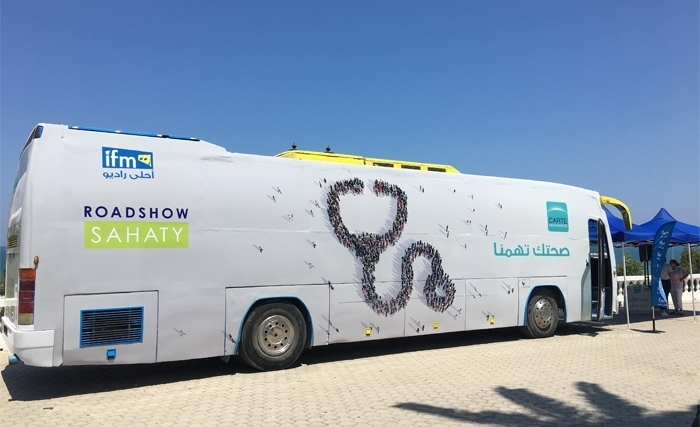 Avec «Roadshow Sahaty», CARTE Assurances lance sa première tournée nationale de prévention santéen bus