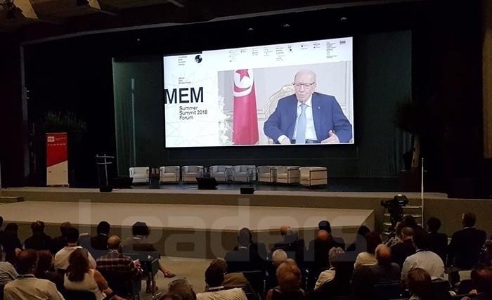 Caïd Essebsi aux jeunes du Moyen-Orient, de la Méditerranée et d'Europe: C'est à vous de construire un Etat du 21ème siècle et non du 17ème (Vidéo)