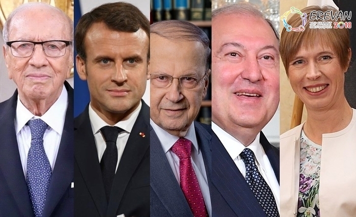 Caïd Essebsi s’entretiendra avec Macron, Aoun, Sarkissian et Kersti Kaljulaid