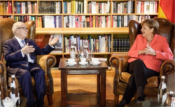 Beji caid essebsi et angela merkel Beji caid essebsi et angela merkel