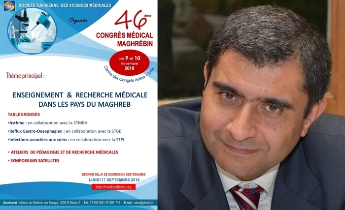 Le 46ème Congrès Médical Maghrébin sous le thème de enseignement et recherche médicale dans le Maghreb Le 46ème Congrès Médical Maghrébin sous le thème de enseignement et recherche médicale dans le Maghreb