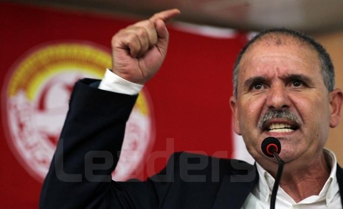 Taboubi dans un rassemblement ouvrier : «Attendez-vous à une nouvelle révolution» Taboubi dans un rassemblement ouvrier : «Attendez-vous à une nouvelle révolution»