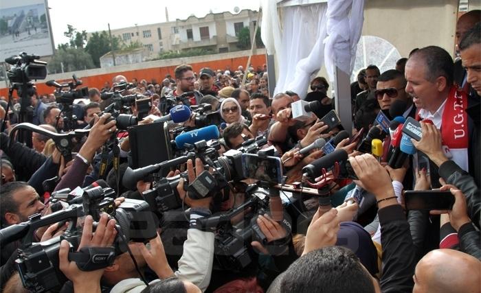 La grève largement suivie, Taboubi appelle les grévistes à «se tenir prêts pour les prochaines échéances électorales » La grève largement suivie, Taboubi appelle les grévistes à «se tenir prêts pour les prochaines échéances électorales »