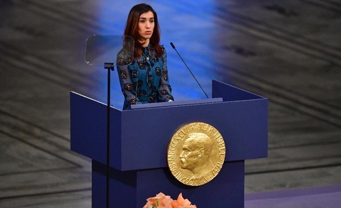 Nadia Murad Prix Nobel de la Paix 2018 dénonce le sort de plus de 6500 femmes yézidites en Irak Nadia Murad Prix Nobel de la Paix 2018 dénonce le sort de plus de 6500 femmes yézidites en Irak