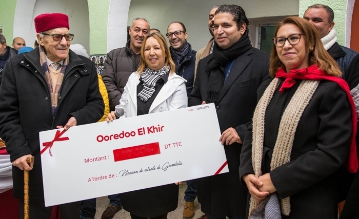 Ooredoo El Khir réchauffe aussi les cœurs des résidents de la maison de retraite de Grombalia Ooredoo El Khir réchauffe aussi les cœurs des résidents de la maison de retraite de Grombalia