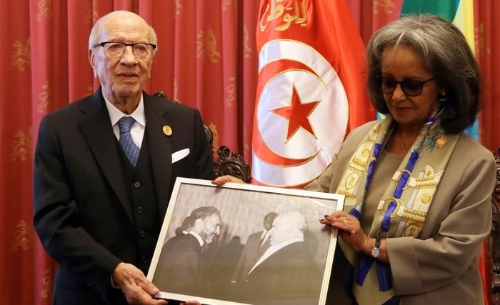 Au palais de Haïlé Sélassié, l’entretien de Béji Caïd Essebsi avec la présidente de l’Ethiopie, une tunisienne du cœur (Photos)