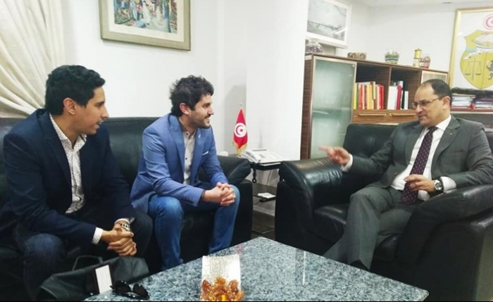 Mehdi Merai et Amine Ben Ayed, des champions tunisiens de l’Intelligence artificielle, reçus par Slim Khalbous Mehdi Merai et Amine Ben Ayed, des champions tunisiens de l’Intelligence artificielle, reçus par Slim Khalbous