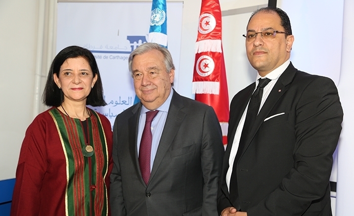 Le secrétaire général des Nations unis à la Faculté des sciences juridiques, politiques et sociales de Tunis (Album photos) Le secrétaire général des Nations unis à la Faculté des sciences juridiques, politiques et sociales de Tunis (Album photos)