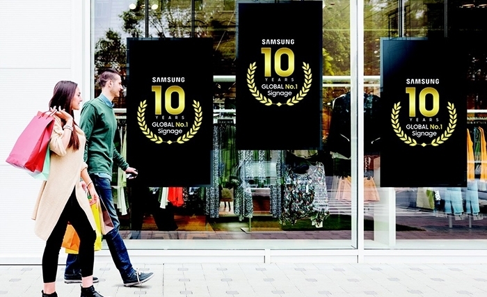 Samsung marque la décennie en tant que leader mondial de l'affichage numérique Samsung marque la décennie en tant que leader mondial de l'affichage numérique