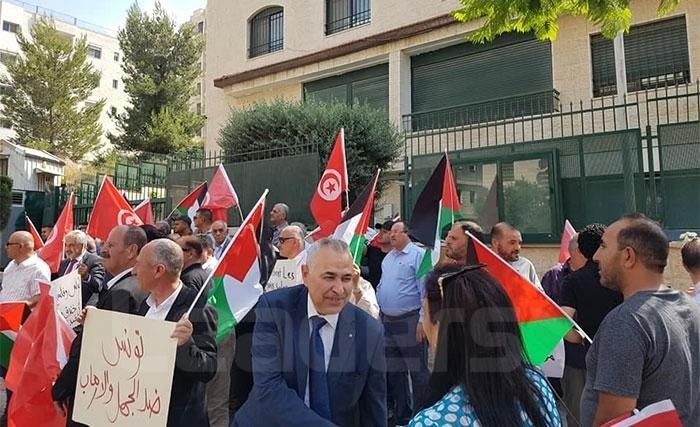 A Ramallah, les Palestiniens en liesse pour soutenir la Tunisie et souhaiter complet rétablissement à Caïd Essebsi