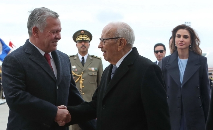 Le roi abdallah - Beji Caïd Essebsi Le roi abdallah - Beji Caïd Essebsi