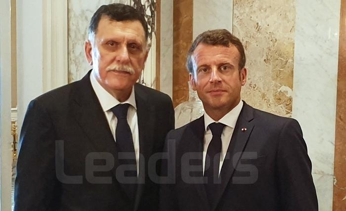 Exclusif - Macron rencontre à Carthage L’émir du Qatar, Faiez Sarraj et Ghassan Salamé Exclusif - Macron rencontre à Carthage L’émir du Qatar, Faiez Sarraj et Ghassan Salamé