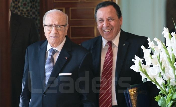 Khemaïs Jhinaoui et Beji Caïd Essebsi