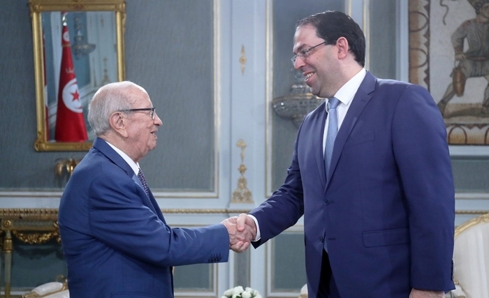 Chahed Les vrais traitres sont ceux qui ont voulu spolier Béji Caïd Essebsi de son parti, Nidaa Tounes