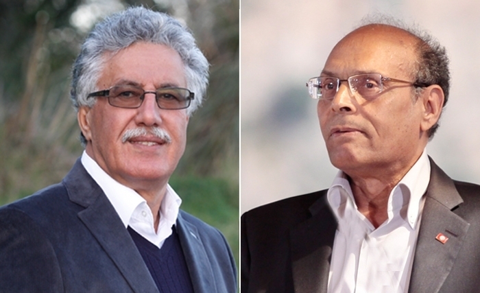 Hamma Hammami et Moncef Marzouki présentent leur candidature