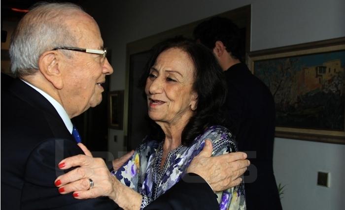 Saïda et Beji Caïd Essebsi Saïda et Beji Caïd Essebsi