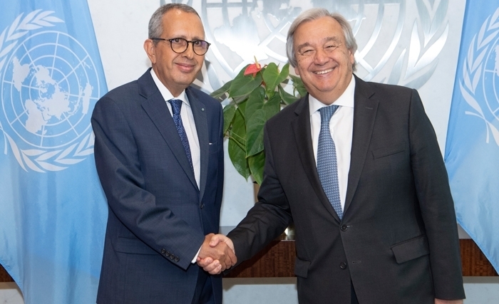 L’ambassadeur Moncef Baati présente ses lettres de créances au secrétaire général des Nations Unies
