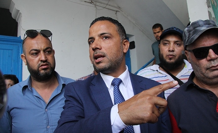 Seifeddine Makhlouf, votant à Beb Jedid, en leader de la Coalition pour la Dignité (Album photos)