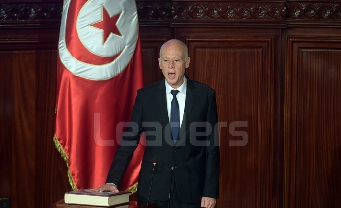 Le président de la République Kaïs Saïed prête serment Le président de la République Kaïs Saïed prête serment