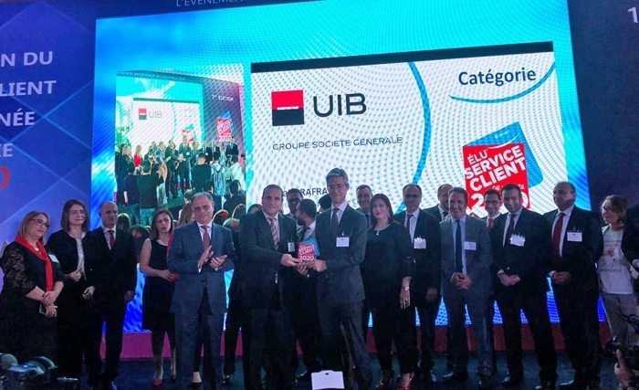UIB (Groupe Société Générale) élu meilleur service client de l’année 2020 UIB (Groupe Société Générale) élu meilleur service client de l’année 2020