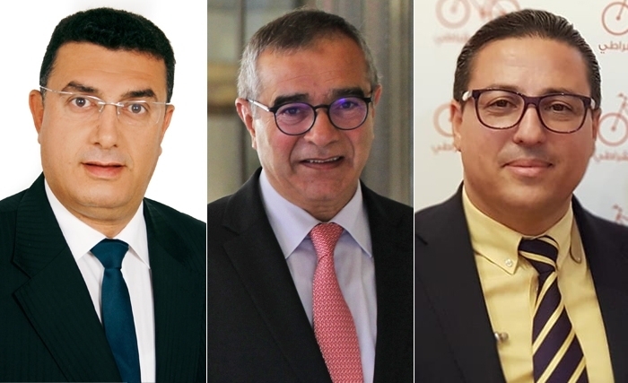 Iadh Elloumi, Hichem Ajbouni et Fayçal Derbal, trois députés experts comptables aux commandes de la Commission des Finances