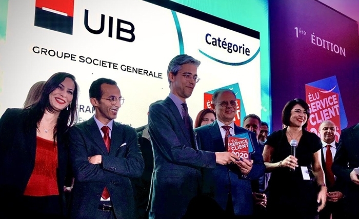 L’UIB, élue «service client de l’année 2020*» 