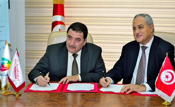 TUNISAIR et Tunisie Telecom signent un nouvel accord de partenariat en matière de la sécurité des informations
