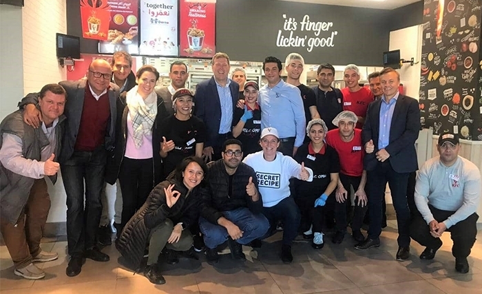 Visite de Tony Lowings, Global CEO de KFC en Tunisie