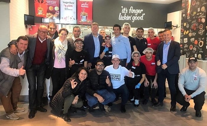 Visite de Tony Lowings, Global CEO de KFC en Tunisie Visite de Tony Lowings, Global CEO de KFC en Tunisie