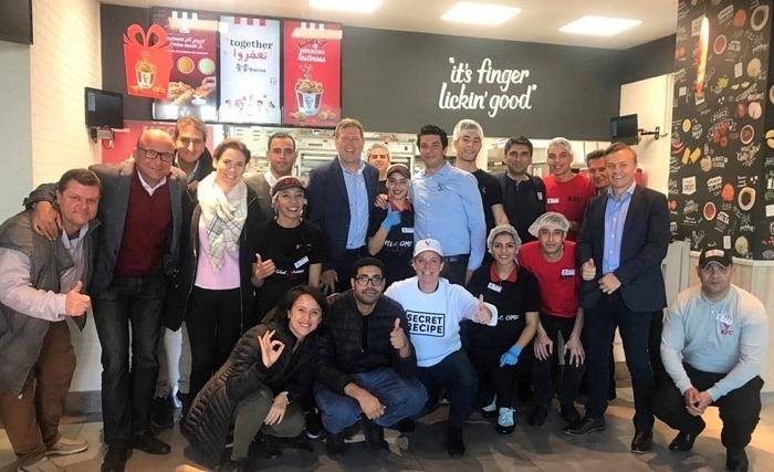 Visite de Tony Lowings, Global CEO de KFC en Tunisie Visite de Tony Lowings, Global CEO de KFC en Tunisie