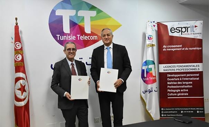 Tunisie Telecom et Esprit School of Business: Un partenariat solide pour l’apprentissage et l’innovation Tunisie Telecom et Esprit School of Business: Un partenariat solide pour l’apprentissage et l’innovation