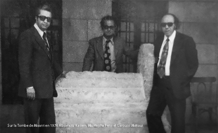 Abdelaziz Kacem: Abu al-ʿAlaʾ al-Maʿarri libéré Abdelaziz Kacem: Abu al-ʿAlaʾ al-Maʿarri libéré
