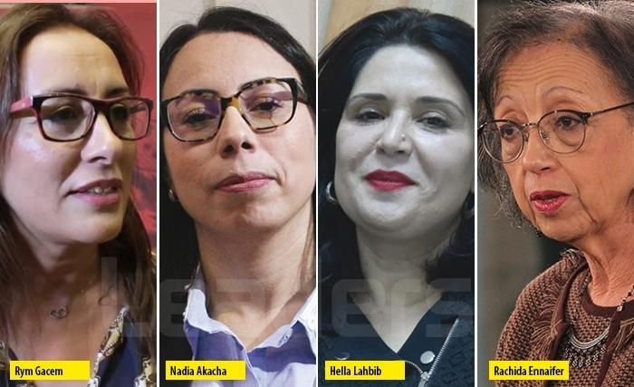 Les communicantes de Carthage: Nadia Akacha, Rachida Ennaifer, Rym Gacem et Hella Lahbib