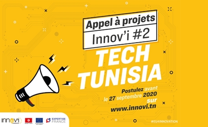 Innov’i - EU4Innovation lance son deuxième appel à projets «Tech Tunisia» pour l’écosystème de l’entrepreneuriat innovant tunisien Innov’i - EU4Innovation lance son deuxième appel à projets «Tech Tunisia» pour l’écosystème de l’entrepreneuriat innovant tunisien