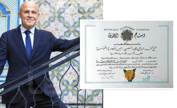 Pourquoi l’ambassadeur de France, Olivier Poivre d’Arvor, n’a pas été décoré par le président Saïed Pourquoi l’ambassadeur de France, Olivier Poivre d’Arvor, n’a pas été décoré par le président Saïed