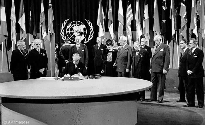 C’est ainsi que naquit l’ONU… C’est ainsi que naquit l’ONU…