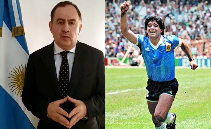 L'ambassadeur d'Argentine à Tunis : les amateurs de football n'oublieront jamais les heures de bonheur qu'ils doivent à Maradona (Vidéo) L'ambassadeur d'Argentine à Tunis : les amateurs de football n'oublieront jamais les heures de bonheur qu'ils doivent à Maradona (Vidéo)