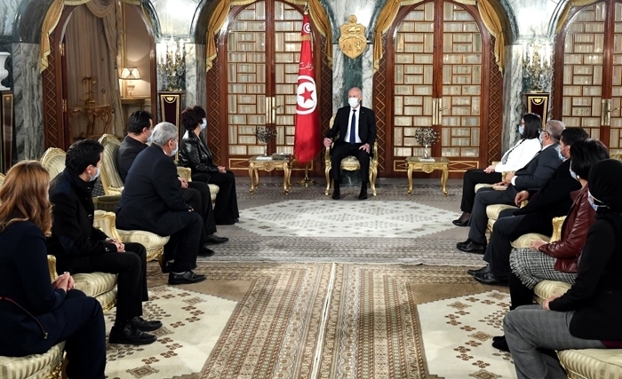 Le président Kaïs Saîed dénonce "les tentatives de renverser l'Etat" Le président Kaïs Saîed dénonce "les tentatives de renverser l'Etat"