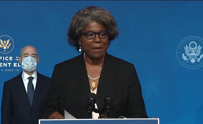 Prochaine ambassadrice des Etats-Unis à New York : Pourquoi Linda Thomas-Greenfield est un choix judicieux pour l'ONU, selon Gordon Gray Prochaine ambassadrice des Etats-Unis à New York : Pourquoi Linda Thomas-Greenfield est un choix judicieux pour l'ONU, selon Gordon Gray
