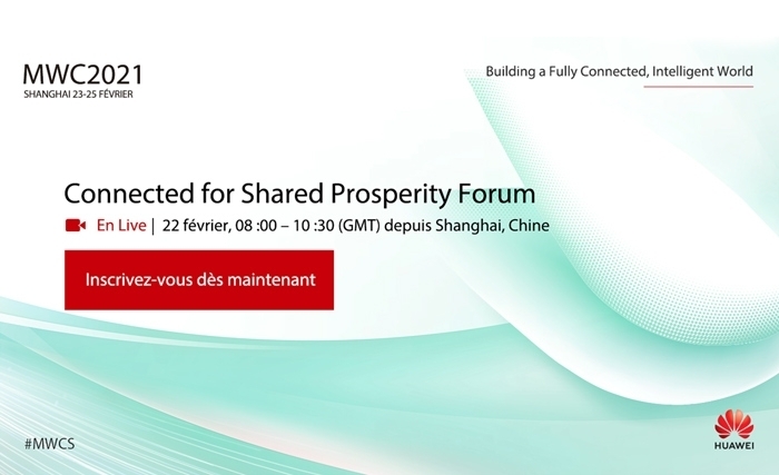 Huawei participeà l’édition 2021 du MWC Shanghai Huawei participeà l’édition 2021 du MWC Shanghai