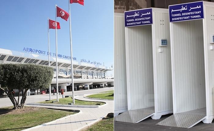 En photo: L’inauguration d’unités d’isolement sanitaire dans l'aéroport de Tunis-Carthage 