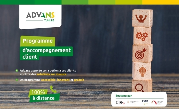 Advans Tunisie finalise le programme d’accompagnement «3 x 100%» destiné à 1 000 micro-entrepreneurs avec un impact très positif sur leurs activités Advans Tunisie finalise le programme d’accompagnement «3 x 100%» destiné à 1 000 micro-entrepreneurs avec un impact très positif sur leurs activités
