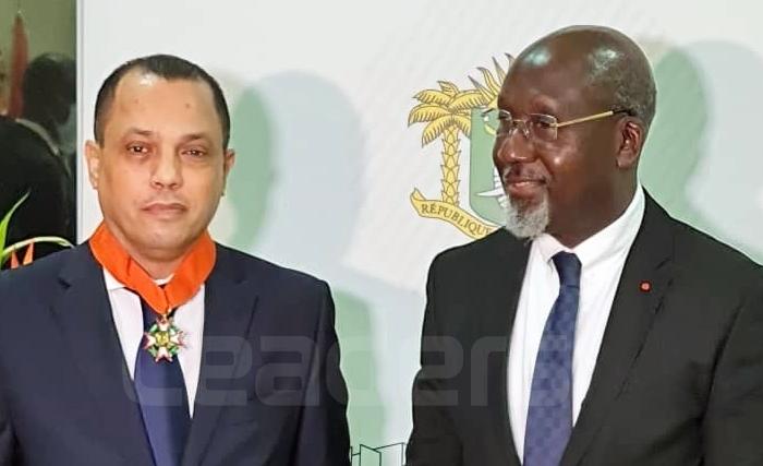 Bilan très positif de l'ambassadeur de Tunisie à Abidjan, Nawfel Labidi, fait commandeur de l'Ordre national Bilan très positif de l'ambassadeur de Tunisie à Abidjan, Nawfel Labidi, fait commandeur de l'Ordre national