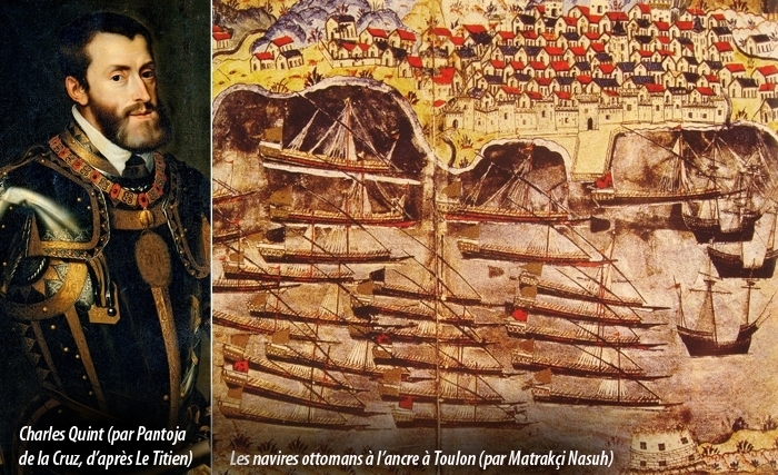 Une flotte ottomane à Toulon au XVIe siècle Une flotte ottomane à Toulon au XVIe siècle
