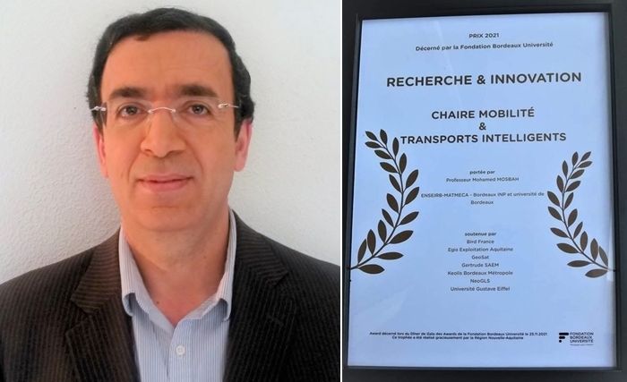 Le professeur tunisien en informatique Mohamed Mosbah obtient le prix Innovation-Recherche 20-21 de la fondation Bordeaux Université