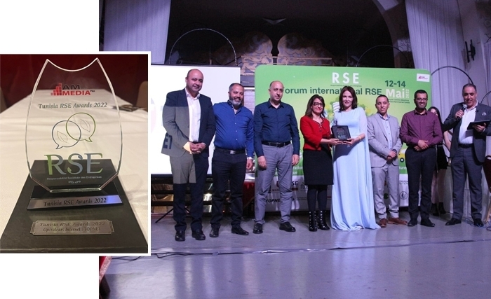 TOPNET remporte le Trophée Tunisia RSE Awards 2022 TOPNET remporte le Trophée Tunisia RSE Awards 2022