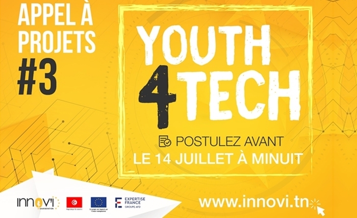 Innov’i - EU4 Innovation lance son troisième appel à projets «Youth 4Tech » pour l’écosystème de l’entrepreneuriat innovant tunisien Innov’i - EU4 Innovation lance son troisième appel à projets «Youth 4Tech » pour l’écosystème de l’entrepreneuriat innovant tunisien