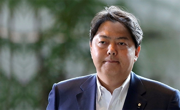 Yoshimasa Hayashi ministre des affaires étranger Japonai Yoshimasa Hayashi ministre des affaires étranger Japonai