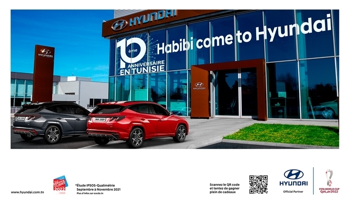 Hyundai Tunisie lance ses festivités de la coupe du monde et de son 10ème anniversaire